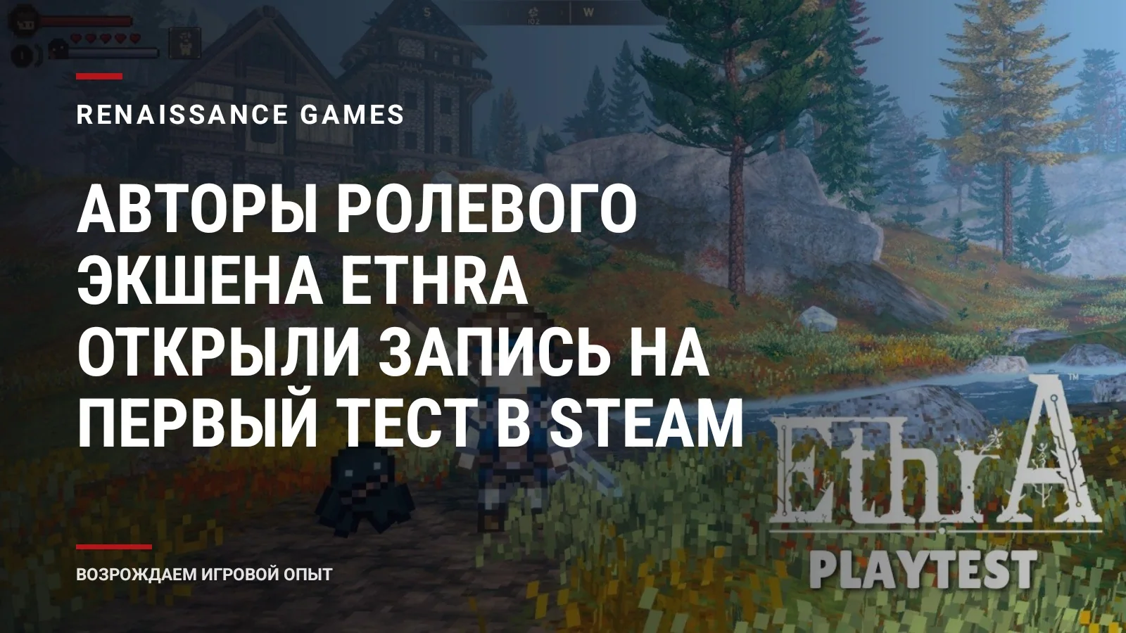 Авторы ролевого экшена EthrA открыли запись на первый тест в Steam