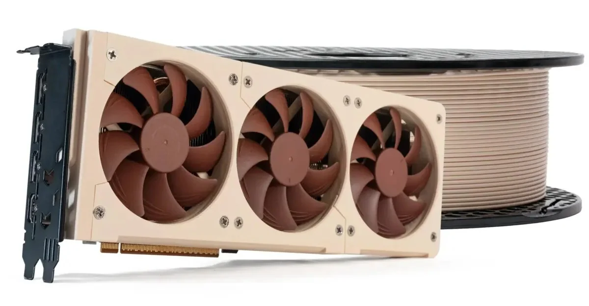 Noctua и Prusa выпустили PETG-пластик для 3D-печати кожухов видеокарт и других компонентов охлаждения ПК